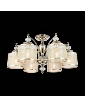 SL1750.102.06 Люстра потолочная ST-Luce Никель/Золотистый E14 6*40W CORESIA-foto4