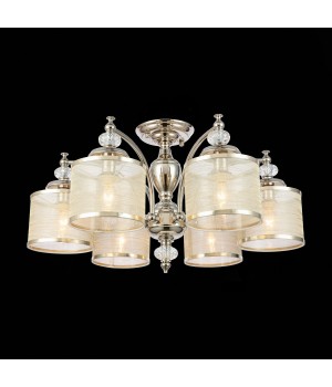 SL1750.102.06 Люстра потолочная ST-Luce Никель/Золотистый E14 6*40W CORESIA-foto4