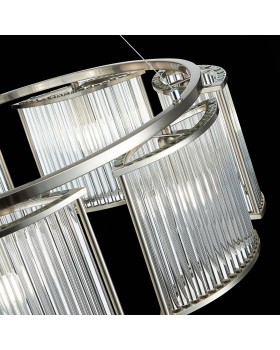 SL1627.103.07 Люстра подвесная ST-Luce Хром/Прозрачный E14 7*40W Velletri-foto6