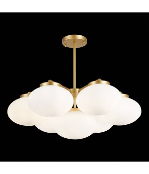 SL1503.203.07 Люстра подвесная ST-Luce Золотистый/Белый E27 7*40W Modica-foto5