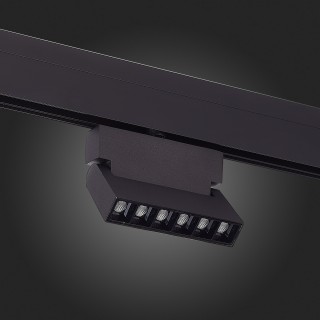 ST362.436.06 Магнитный трековый светильник Черный LED 1*6W 3000K 532Lm Ra>80 36° IP20 L120xW22xH134 48V ANDRE-foto8