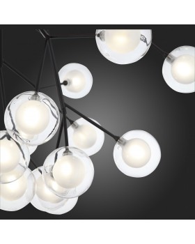 SL376.403.27 Светильник подвесной ST-Luce Черный/Прозрачный, Белый G4 LED 27*2W DEMELE-foto6