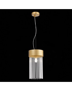 SL1225.203.01 Светильник подвесной ST-Luce Золотистый/Золотистый, Прозрачный E27 1*60W CONTATTO-foto4