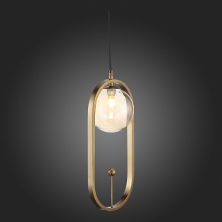 SL1201.203.01 Подвес ST-Luce Бронзовый/Коньячный G9 1*5W CIRCONO-foto9