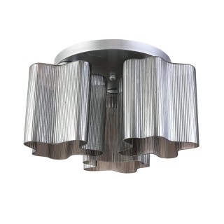 SL117.702.03 Люстра потолочная ST-Luce Серебристый/Дымчатый E27 3*60W ONDE-foto2