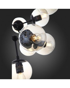 SL549.413.30 Люстра подвесная ST-Luce Черный/Янтарный E27 30*40W (из 2-х коробок) STAMPO-foto12