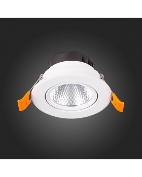 ST211.548.08.24 Св-к встр. Белый LED 1*8W 4000K 640Lm Ra80 24° IP20 D86xH50 220-240V MIRO-foto4