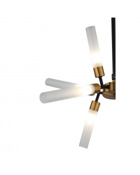 SL1620.242.08 Люстра потолочная ST-Luce Матовое золото, Черный/Белый G9 8*5W SPLIO-foto3