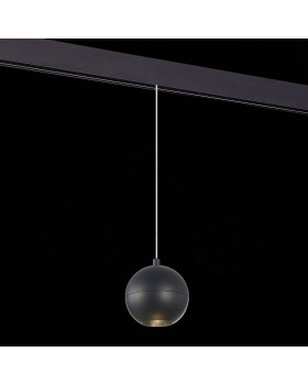 ST354.433.12 Магнитный трековый светильник подвесной Черный LED 1*12W 3000K 750Lm Ra>80 36° IP20 D100xH92 48V BOLE-foto3
