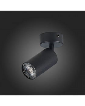 ST303.402.01 Потолочный светильник Мат. черный GU10 1*50W L100xW54xH168 220V Без ламп DARIO-foto6