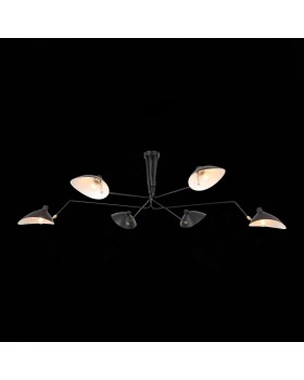 SL305.402.06 Люстра потолочная ST-Luce Черный/Черный, Белый E27 6*60W SPRUZZO-foto23