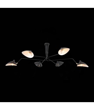 SL305.402.06 Люстра потолочная ST-Luce Черный/Черный, Белый E27 6*60W SPRUZZO-foto23