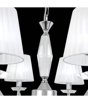 SL1756.103.08 Светильник подвесной ST-Luce Хром/Светло-серый E14 8*40W BELLO-foto6