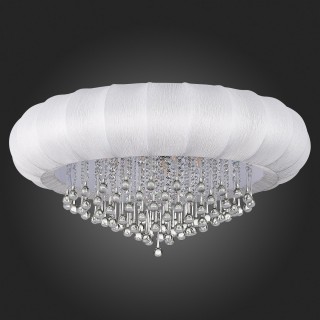 SL350.552.12 Люстра потолочная ST-Luce Хром/Белый, Прозрачный E14 12*40W PREFERITA-foto4