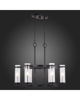 SL334.403.06 Люстра подвесная ST-Luce Черный, Никель/Прозрачный E14 6*60W BICHERO-foto3