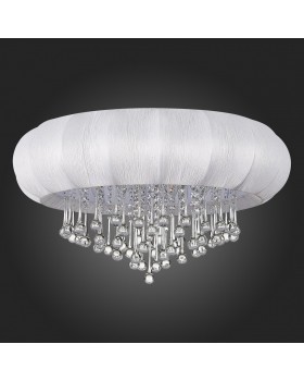 SL350.052.05 Люстра потолочная ST-Luce Хром/Белый, Прозрачный E14 5*40W PREFERITA-foto3