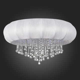 SL350.052.05 Люстра потолочная ST-Luce Хром/Белый, Прозрачный E14 5*40W PREFERITA-foto3