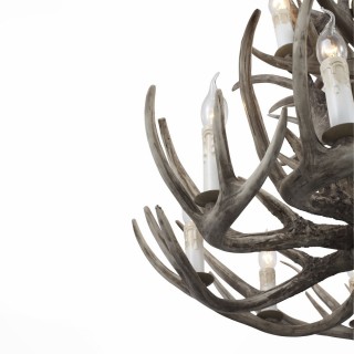 SL154.703.12 Люстра подвесная ST-Luce Серый E14 12*40W CORNA-foto24