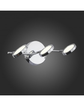 SL576.101.03 Светильник настенно-потолочный ST-Luce Хром/Хром, Прозрачный LED 3*5W 4000K GRUPPO-foto7