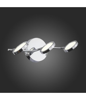 SL576.101.03 Светильник настенно-потолочный ST-Luce Хром/Хром, Прозрачный LED 3*5W 4000K GRUPPO-foto7