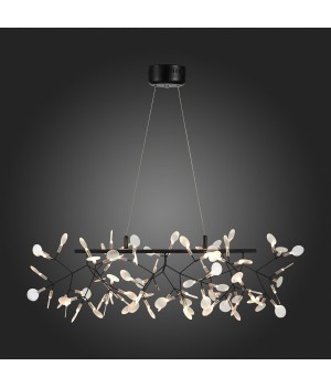 SL379.403.81 Люстра подвесная ST-Luce Черный/Белый LED 81*0,5W 3500K RAFINA-foto6