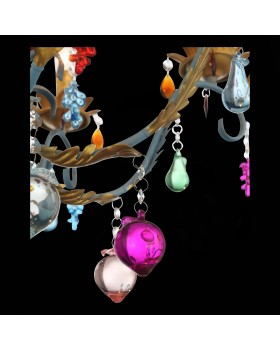 SL426.763.08 Люстра подвесная ST-Luce Разноцветный E14 8*40W JOANNA-foto9