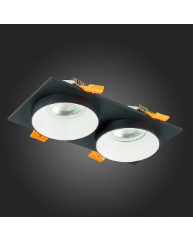 ST206.428.02 Св-к встр. Черный GU10 2*50W  IP20 L175xW92xH38 220V Без ламп CHOMIA-foto8