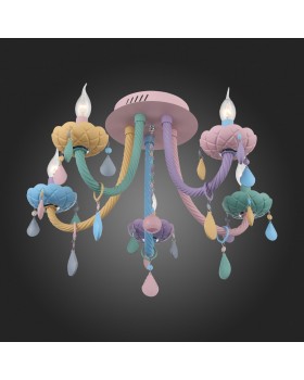 SL1700.782.05 Люстра потолочная ST-Luce Разноцветный E14 5*40W FIATA-foto4