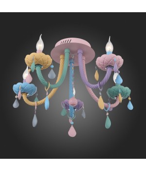 SL1700.782.05 Люстра потолочная ST-Luce Разноцветный E14 5*40W FIATA-foto4