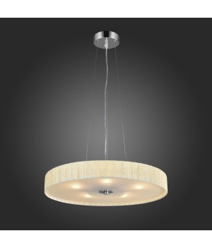 SL357.503.05 Светильник подвесной ST-Luce Хром/Слоновая Кость E27 5*40W RONDELLA-foto6