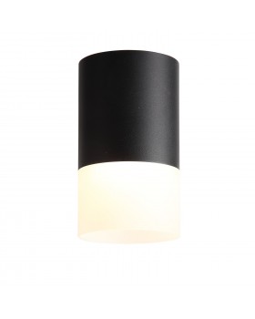 ST100.402.05 Светильник потолочный Черный LED 1*5W 3000K 390Lm Ra>80 120° D64xH110 170-240VV OTTU