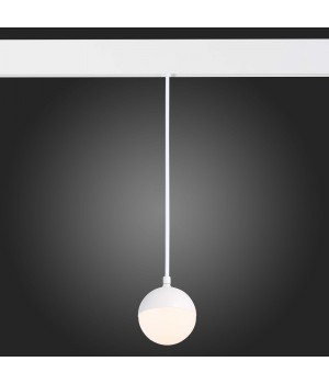 ST358.533.07 Магнитный трековый светильник подвесной белый LED 1*7W 3000K 520Lm Ra>80 120° IP20 D90xH90 48V PIBOLE-foto5