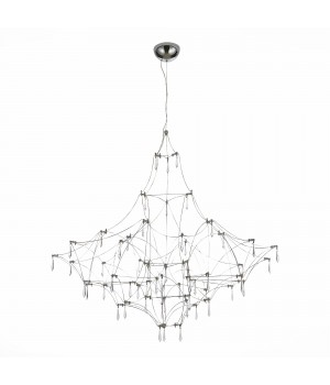 SL797.113.114 Люстра подвесная ST-Luce Хром, Прозрачный LED 114*0,45W 3000K GRAVETTA-foto2