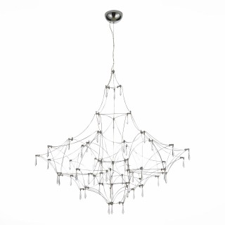 SL797.113.114 Люстра подвесная ST-Luce Хром, Прозрачный LED 114*0,45W 3000K GRAVETTA-foto2