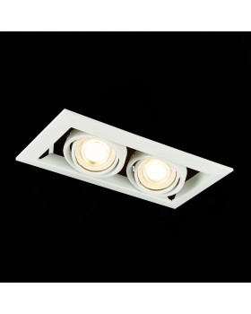 ST250.558.02 Св-к встр. Черный, Белый GU10 2*50W IP20 L245xW126xH70 220V Без ламп HEMI-foto7