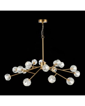 SL1166.303.18 Светильник подвесной ST-Luce Латунь/Прозрачный G9 LED 18*5W ROMANO-foto7