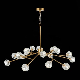 SL1166.303.18 Светильник подвесной ST-Luce Латунь/Прозрачный G9 LED 18*5W ROMANO-foto7