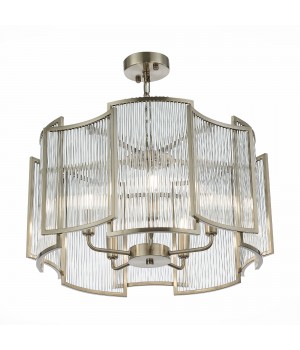 SL1234.103.05 Люстра подвесная ST-Luce Никель/Прозрачный, Никель E14 5*60W Cosenza-foto3