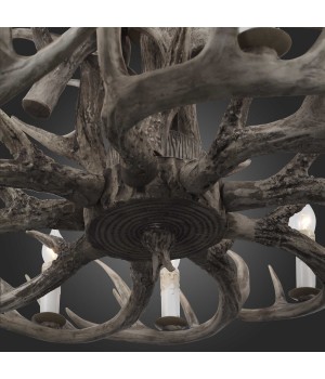 SL154.703.12 Люстра подвесная ST-Luce Серый E14 12*40W CORNA-foto12