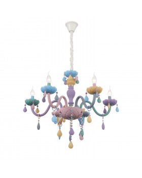 SL1700.783.06 Люстра подвесная ST-Luce Разноцветный E14 6*40W FIATA-foto2