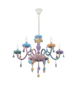 SL1700.783.06 Люстра подвесная ST-Luce Разноцветный E14 6*40W FIATA-foto2