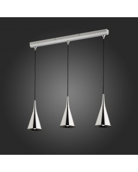 SL874.103.03 Люстра подвесная ST-Luce Хром/Хром E27 3*40W GOCCE-foto3