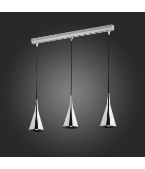 SL874.103.03 Люстра подвесная ST-Luce Хром/Хром E27 3*40W GOCCE-foto3