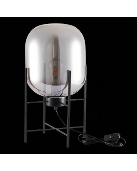 SL1050.704.01 Прикроватная лампа ST-Luce Черный/Дымчатый E27 1*40W BURASCA-foto4