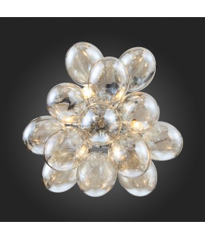 SL432.202.06 Люстра потолочная ST-Luce Хром/Коньячный G9 6*5W SOSPIRO-foto3