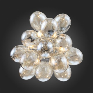 SL432.202.06 Люстра потолочная ST-Luce Хром/Коньячный G9 6*5W SOSPIRO-foto3