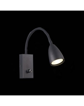 SL1014.401.01 Светильник настенный ST-Luce Черный/Черный GU10 1*3W AMIO-foto4