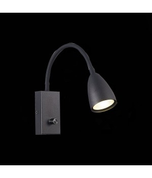 SL1014.401.01 Светильник настенный ST-Luce Черный/Черный GU10 1*3W AMIO-foto4