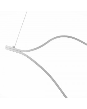 SL6106.103.45 Светильник подвесной ST-Luce Никель/Белый LED 1*45W 4000K Cortile-foto3