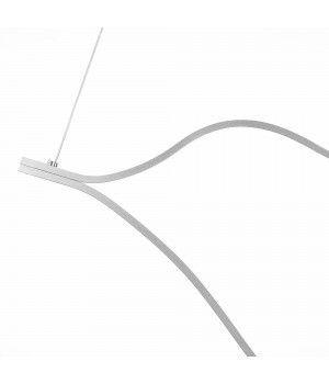 SL6106.103.45 Светильник подвесной ST-Luce Никель/Белый LED 1*45W 4000K Cortile-foto3